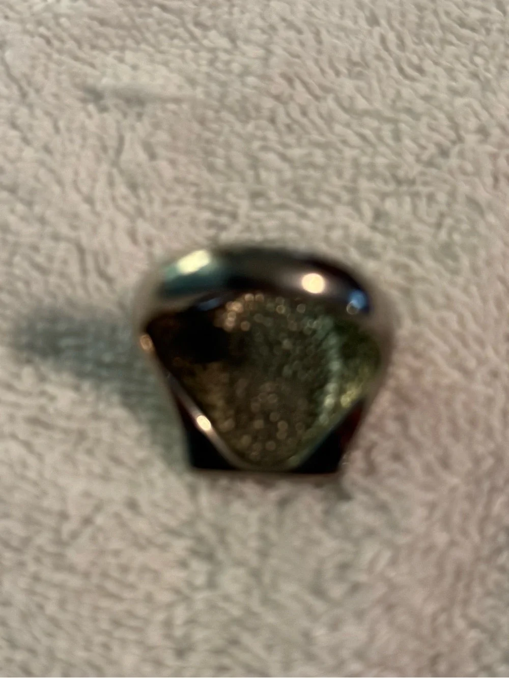 Sterling Silver Turquoise Inlay lightning bolt Ring